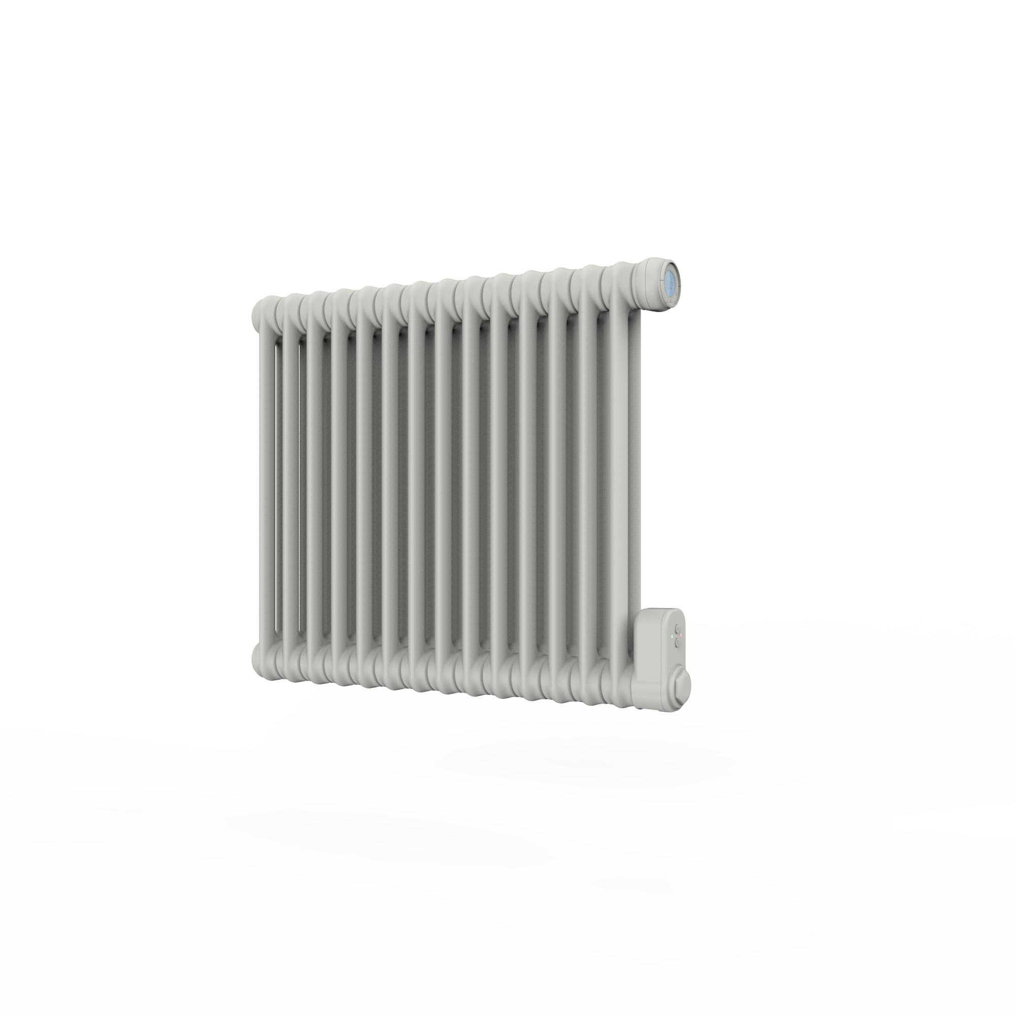 white column radiator without background