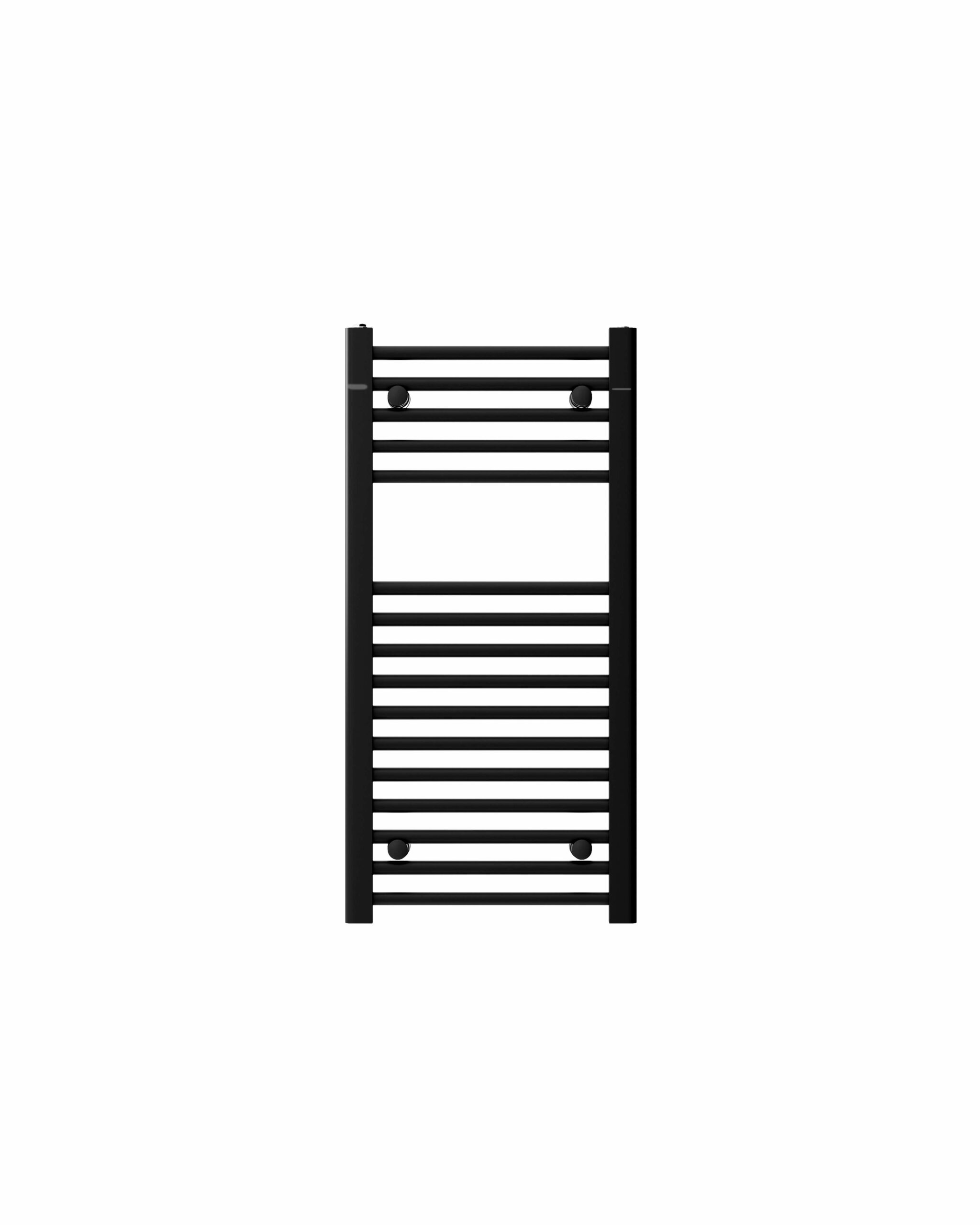 plain image of matte black towel rail